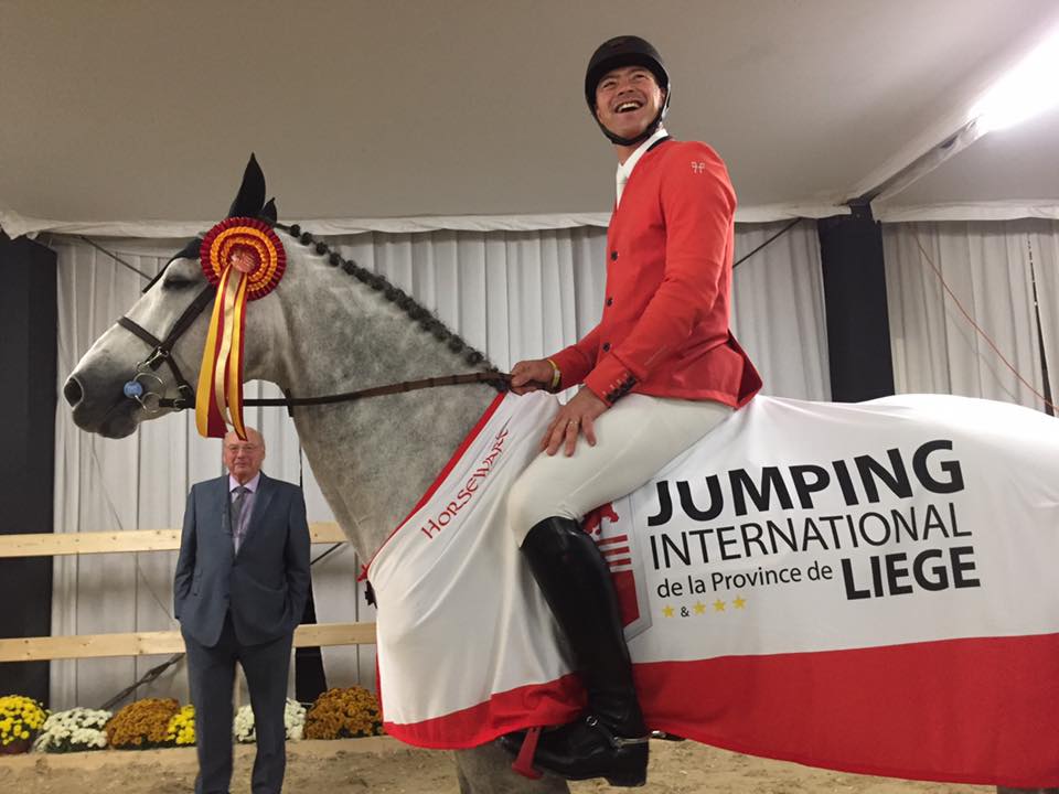CASANOVA DE L’HERSE (Ugano Sitte/Kashmir van Schuttershof – breeder: M. Bar - B-7063 Chaussée-Notre-Dame) , rider: François Mathy Jr (BEL)