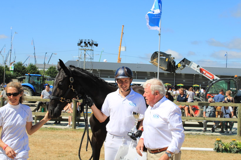 La SBS PASO DOBLE DU JADE (Floricello x Dante Weltino), élevée par Francis Carlens 4350 Remicourt, championne des Yearlings 2022 (photo: L.G. - SBS)